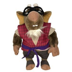 Mattel TMNT Teenage Mutant Ninja Turtles Mutant Mayhem Splinter Plush 8”